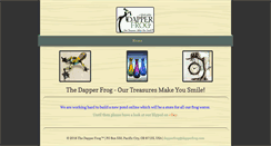 Desktop Screenshot of dapperfrog.com